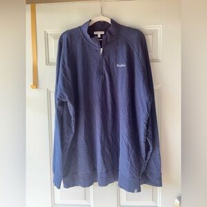 Peter Millar navy 1/4-zip Hualalai pullover size XXL